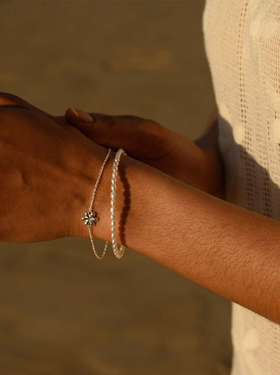 Linda Tahija - Coastal Pearl Bracelet - Sterling Silver