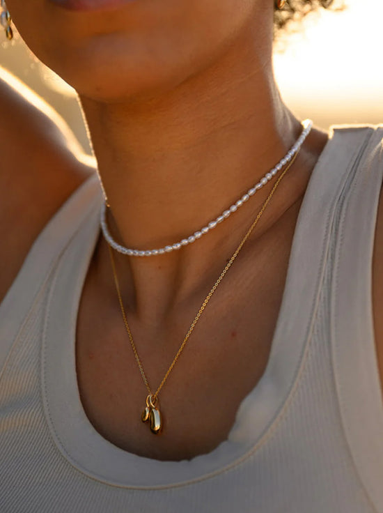 Linda Tahija - Coastal Pearl Necklace - Sterling Silver