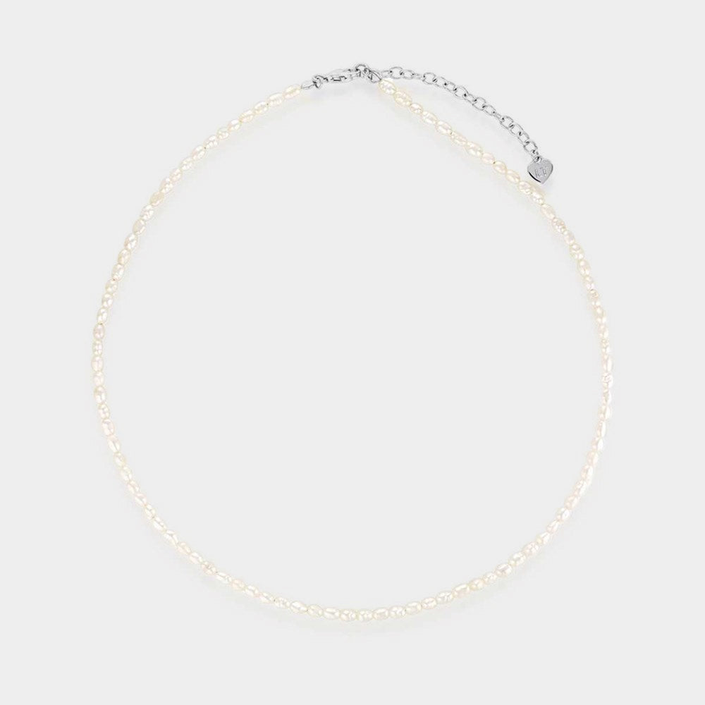 Linda Tahija - Coastal Pearl Necklace - Sterling Silver
