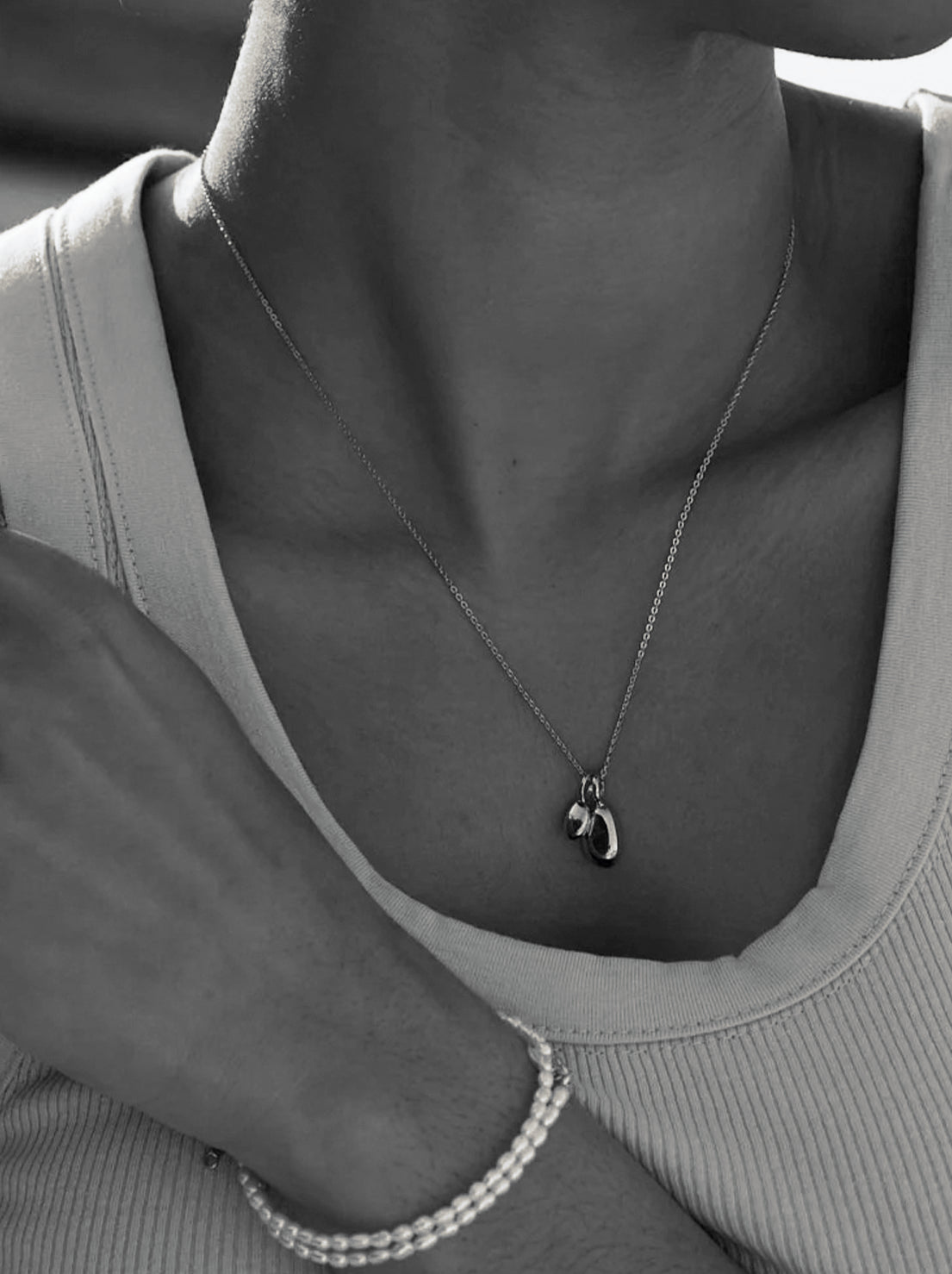 Linda Tahija - Double Alga Necklace - Sterling Silver