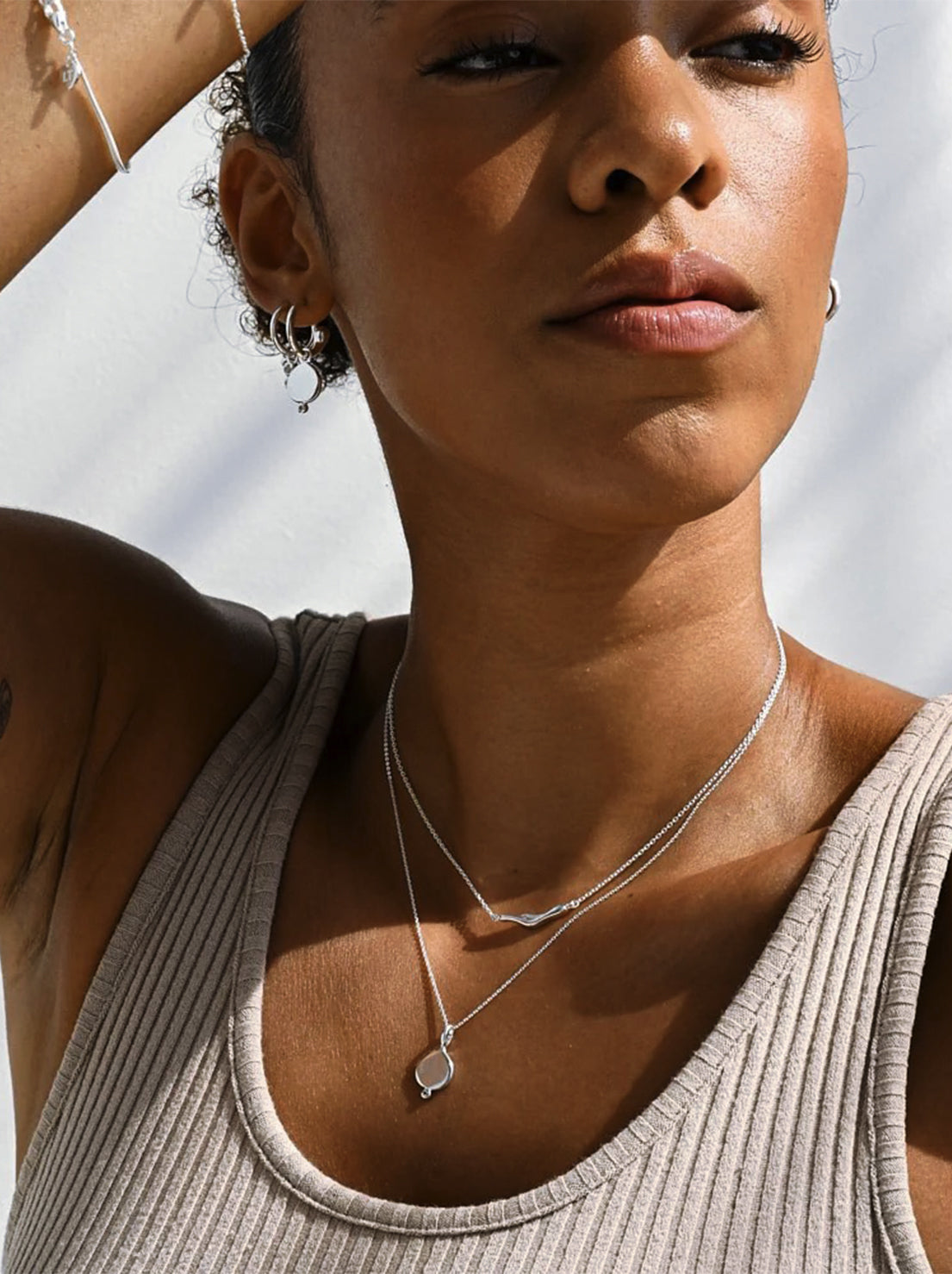 Linda Tahija - Field Necklace - Sterling Silver