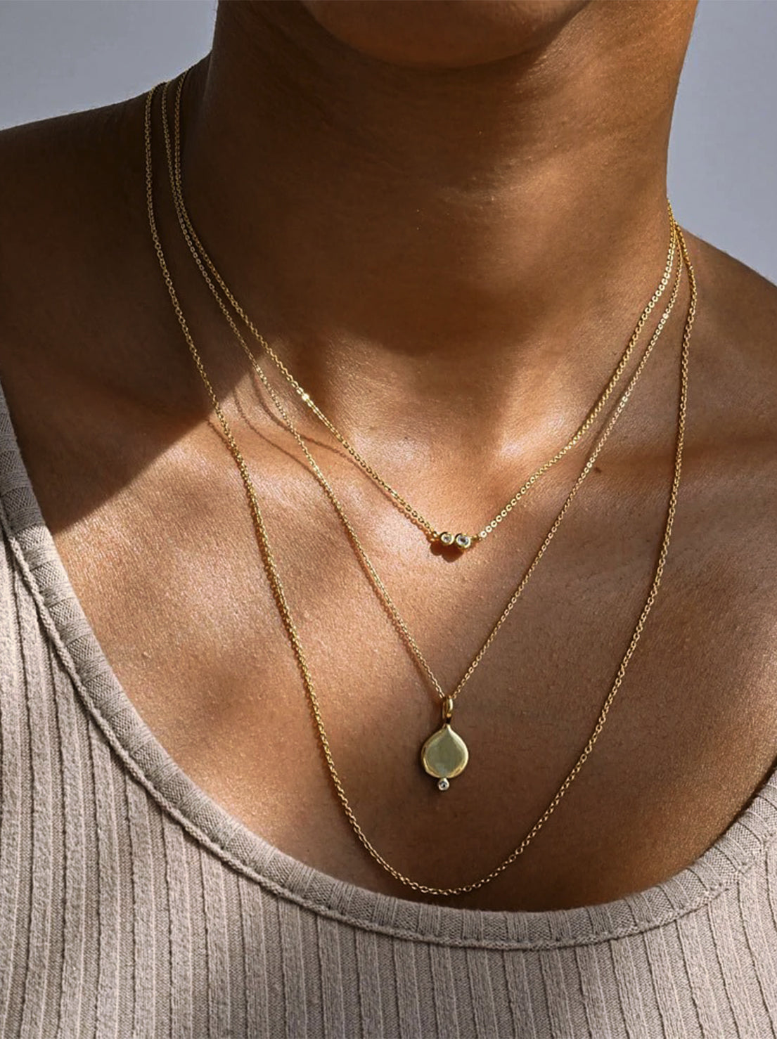 Linda Tahija - Field Necklace - Gold Plated