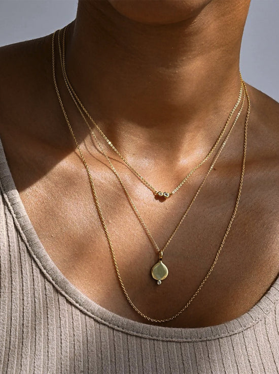 Linda Tahija - Field Necklace - Gold Plated