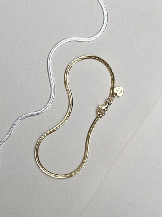 Linda Tahija - Fluid Snake Chain Bracelet - Gold Plated