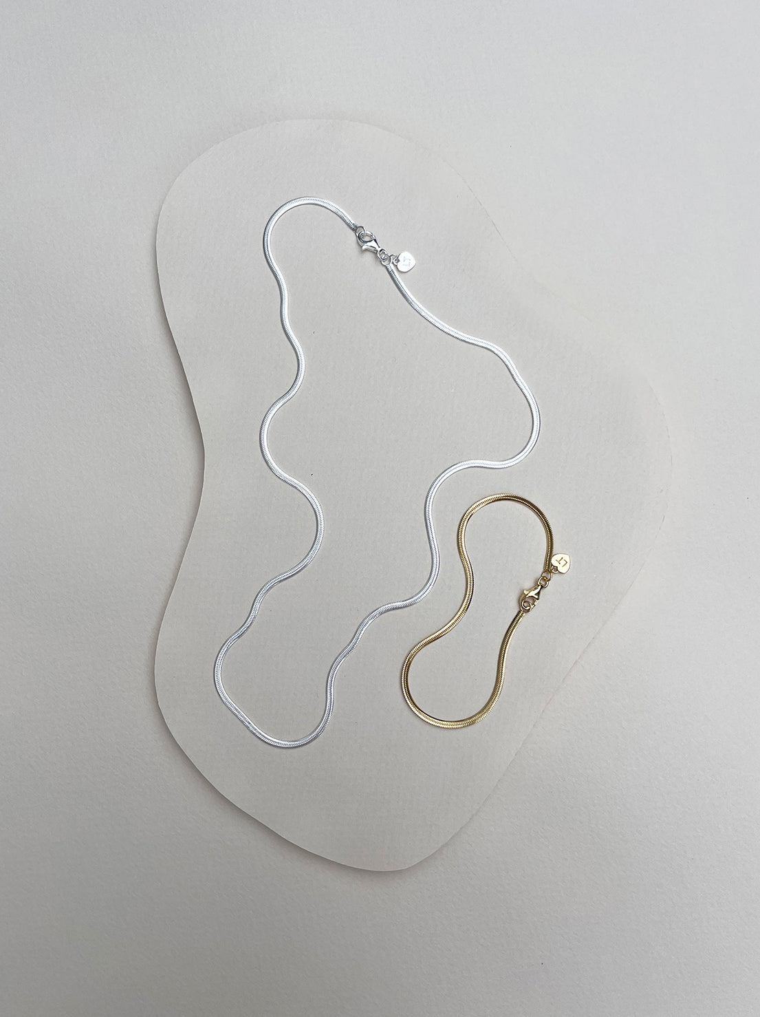 Linda Tahija - Fluid Snake Chain Necklace - Sterling Silver