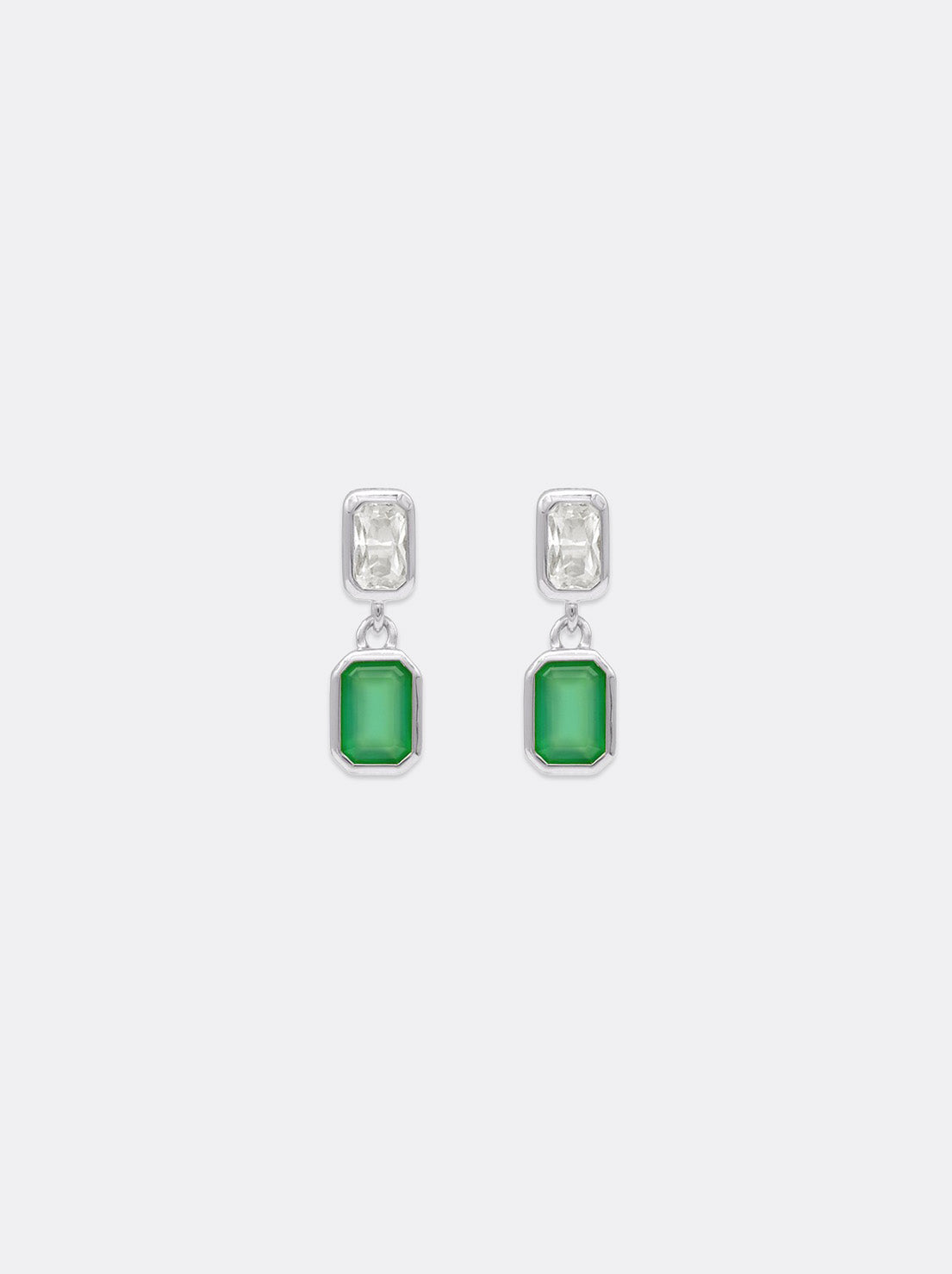Linda Tahija - Gemme Calibri Drop Earrings - Sterling Silver
