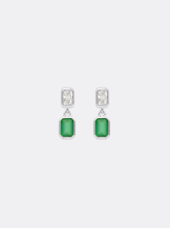 Linda Tahija - Gemme Calibri Drop Earrings - Sterling Silver