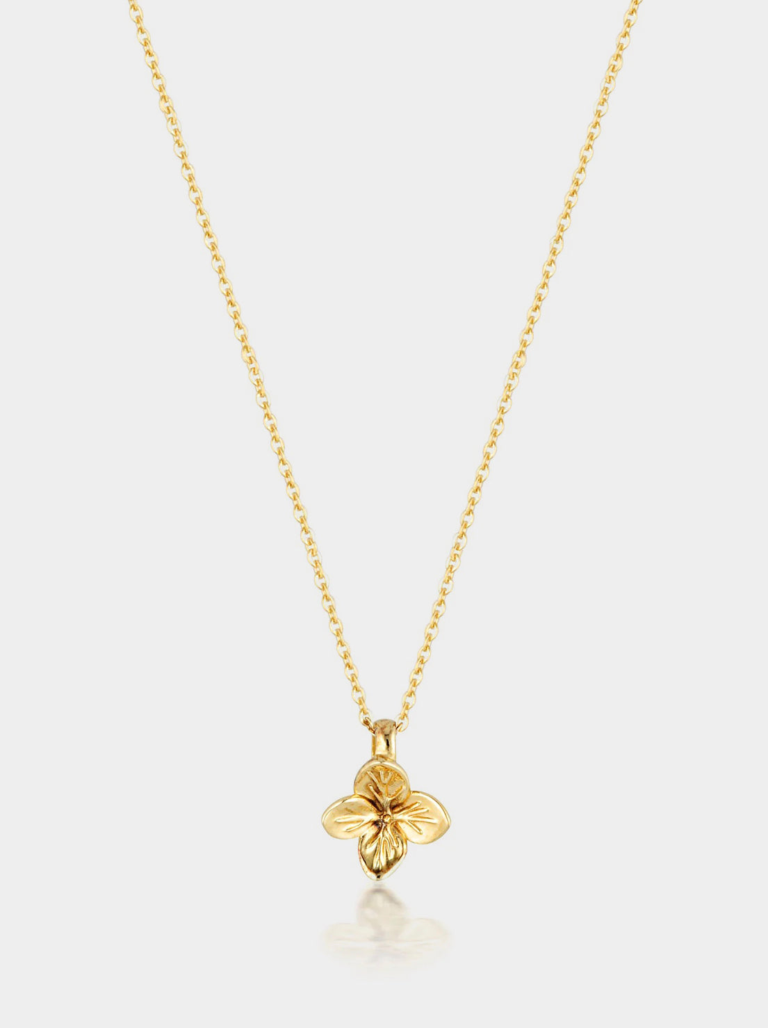 Linda Tahija - Hydrangea Necklace - Gold Plated