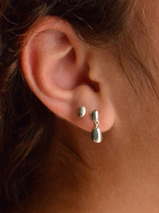 Linda Tahija - Lou Drop Earrings - Sterling Silver