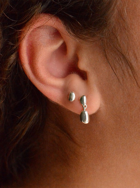 Linda Tahija - Lou Stud Earrings - Sterling Silver