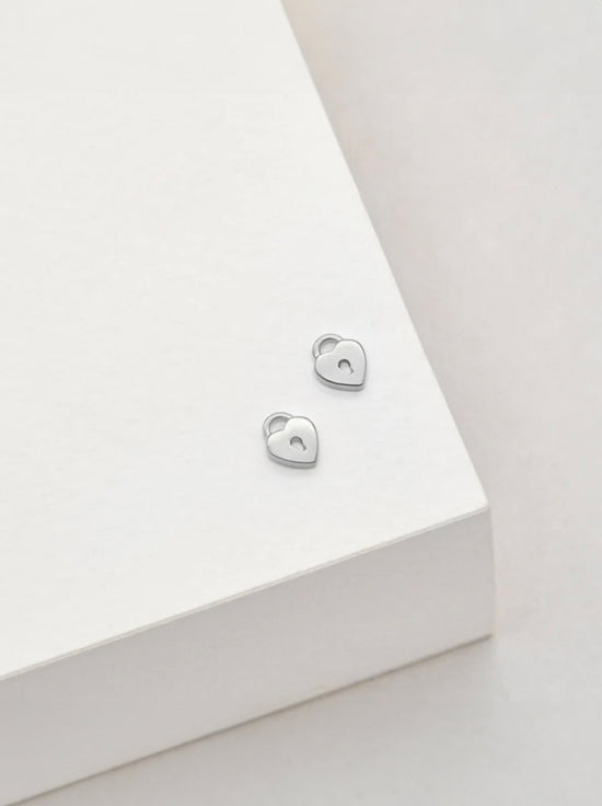 Linda Tahija - Love Lock Stud - Sterling Silver