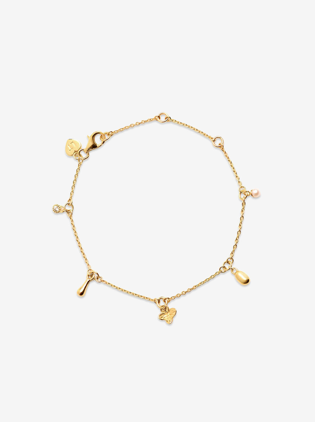 Linda Tahija - Memento Charm Bracelet - Gold Vermeil