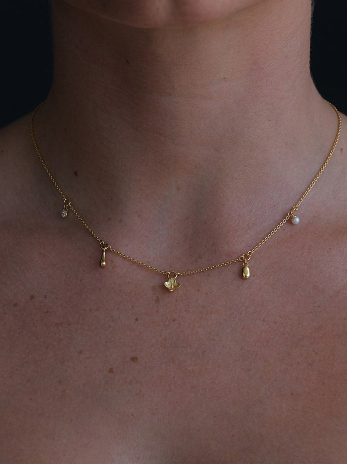 Linda Tahija - Memento Charm Necklace - Gold Vermeil