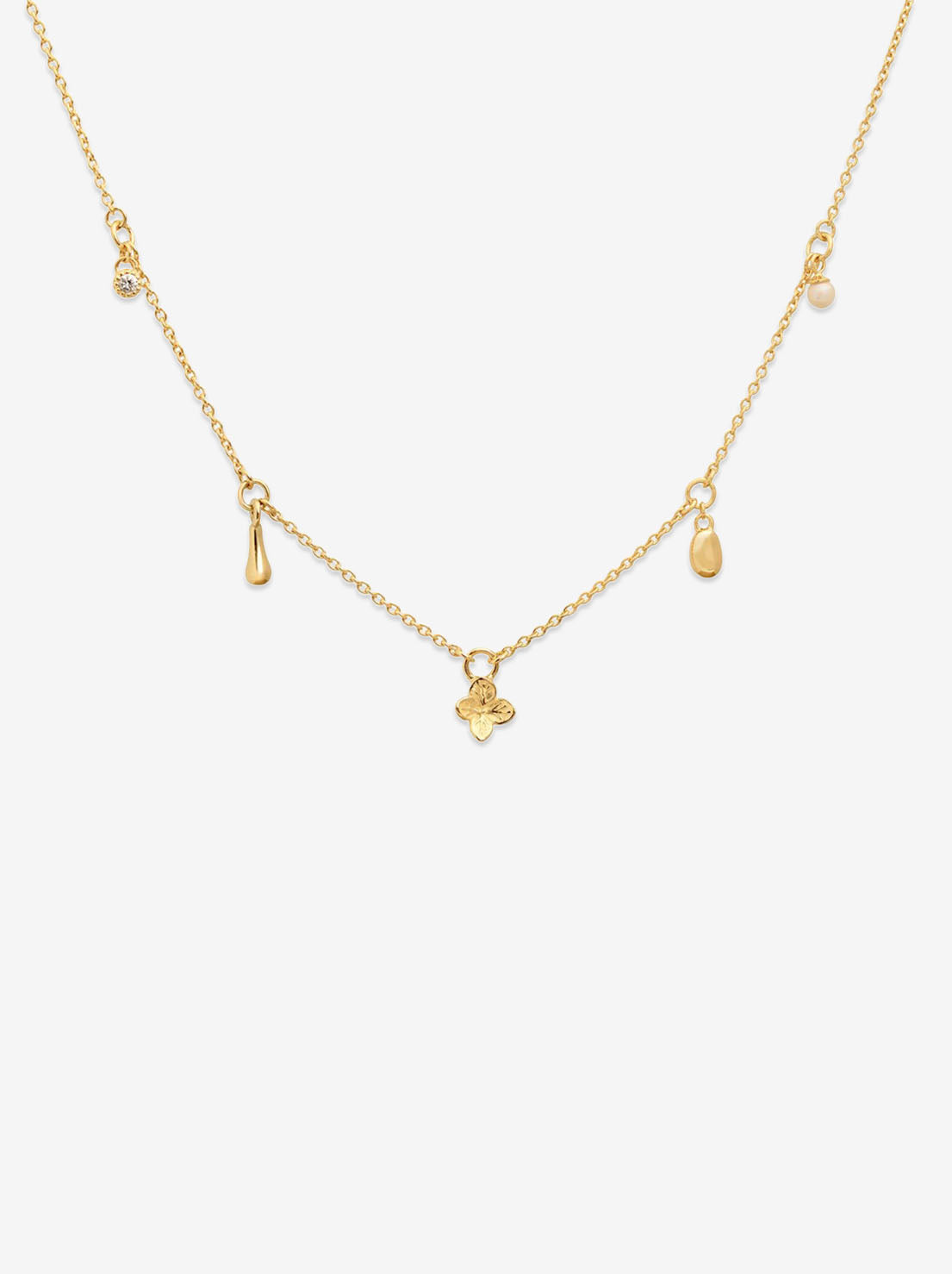 Linda Tahija - Memento Charm Necklace - Gold Vermeil