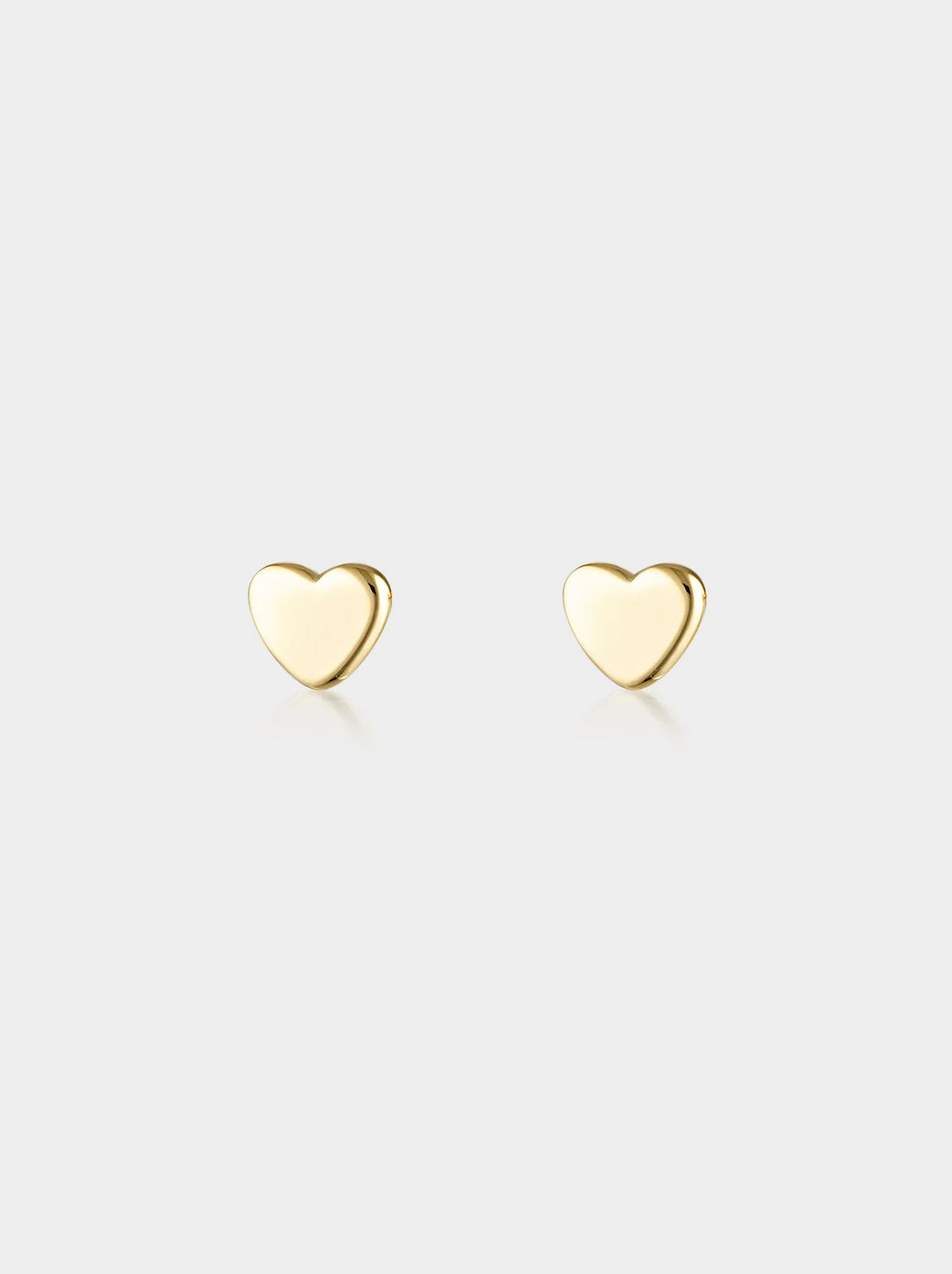 Linda Tahija - Micro Heart Stud - Gold Plated