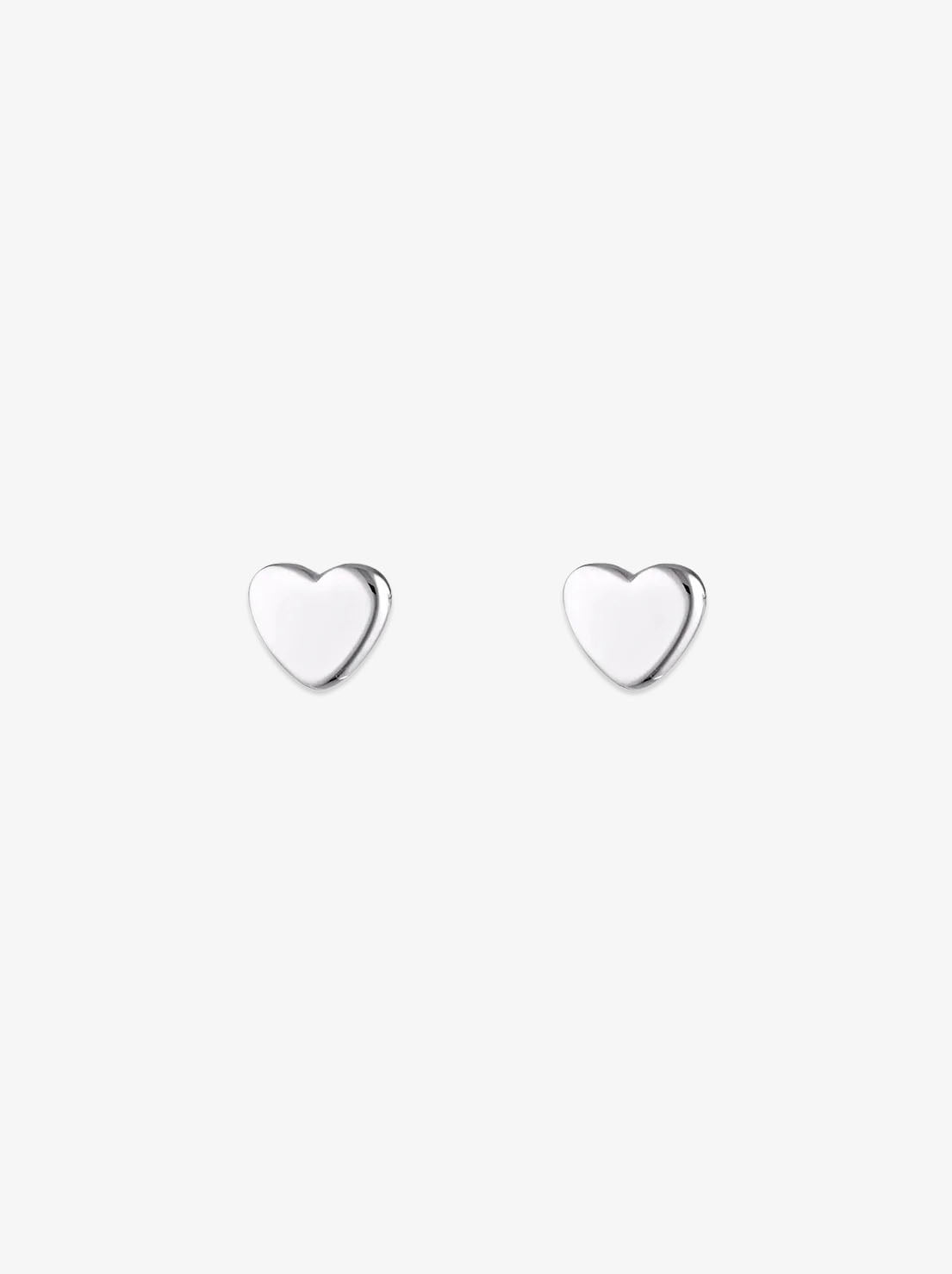 Linda Tahija - Micro Heart Stud - Sterling Silver
