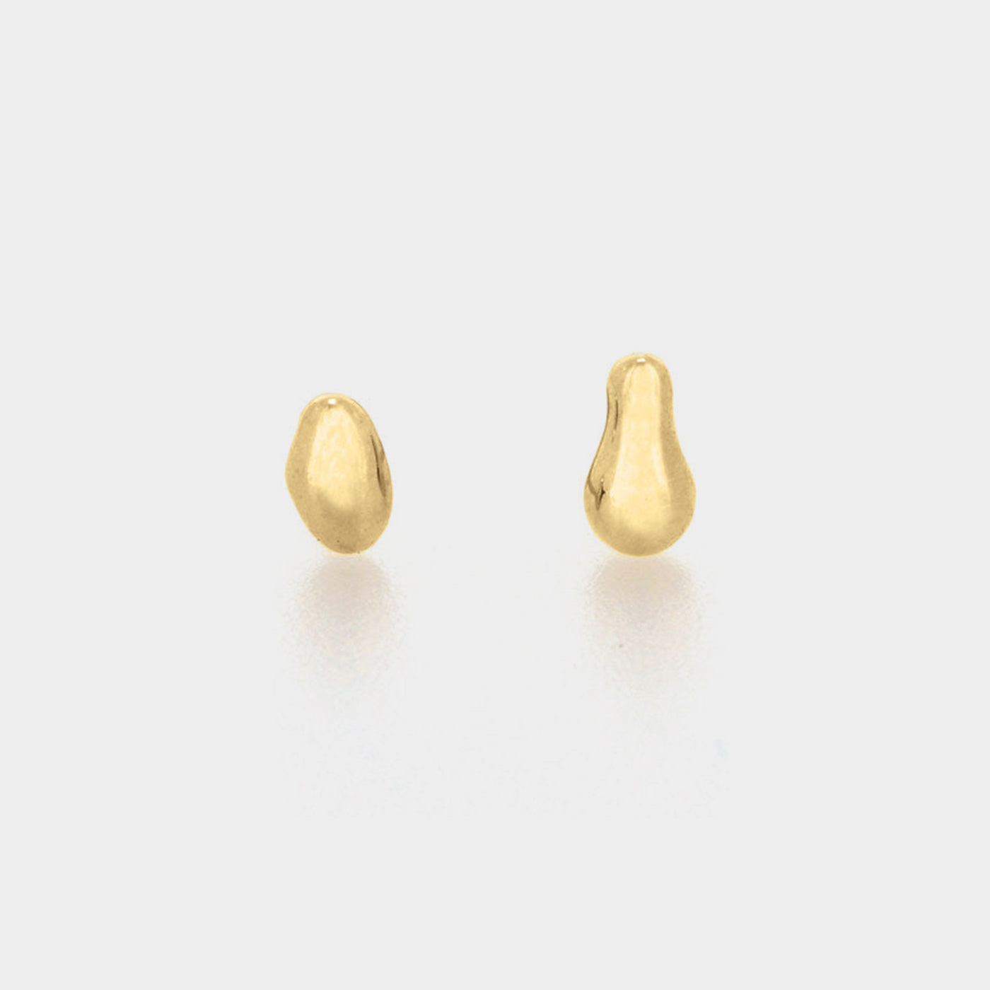 Linda Tahija - Organica Stud Earrings - Gold Plated