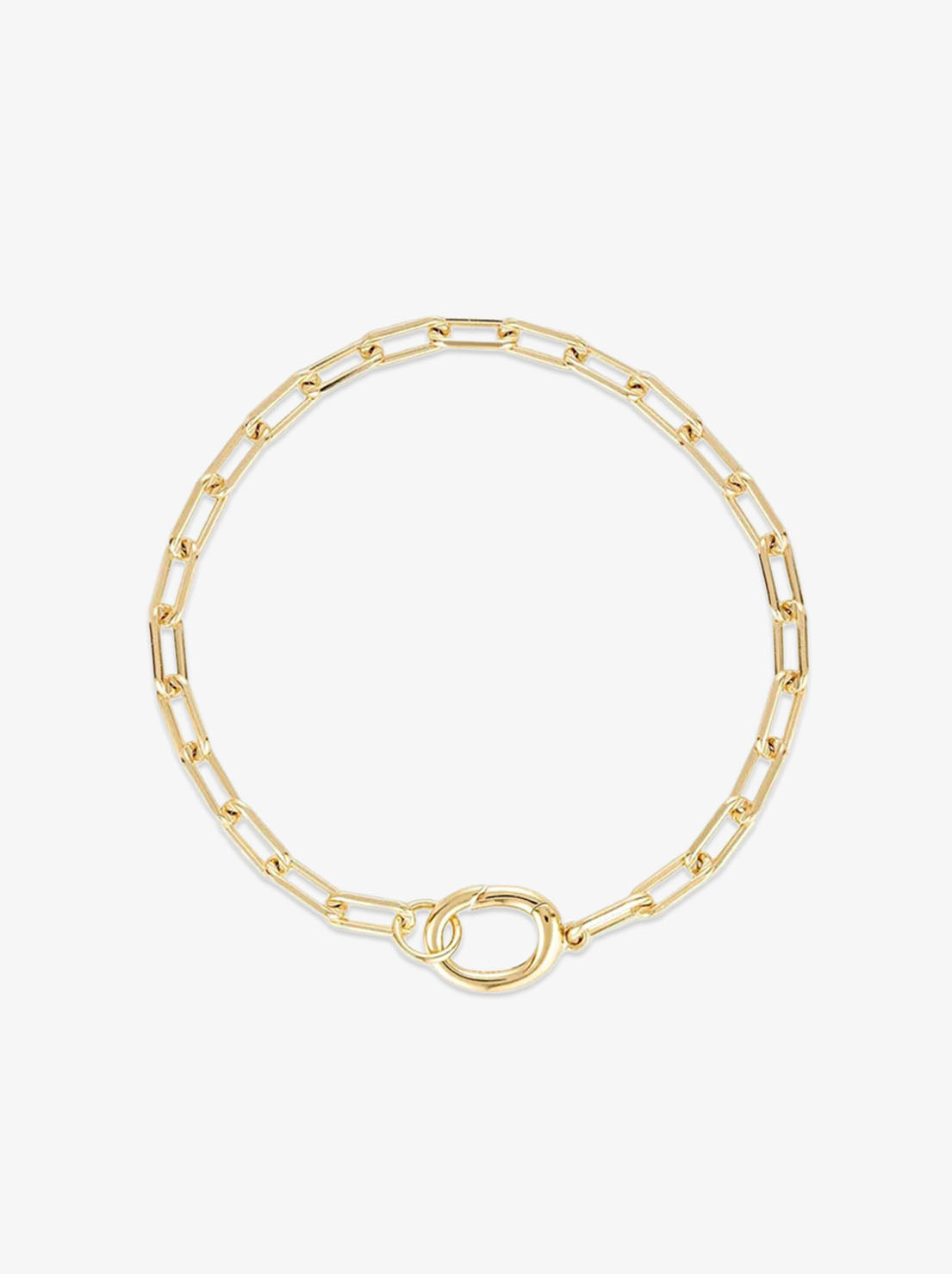 Linda Tahija - Paperclip Bracelet - Gold Plated
