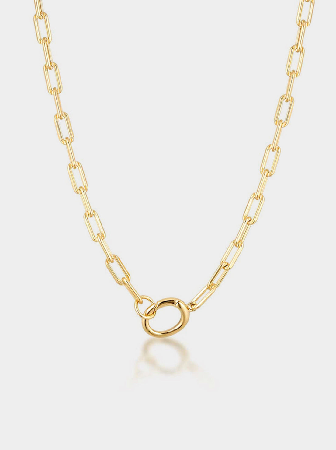 Linda Tahija - Paperclip Necklace - Gold Plated