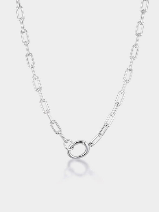 Linda Tahija - Paperclip Necklace - Sterling Silver