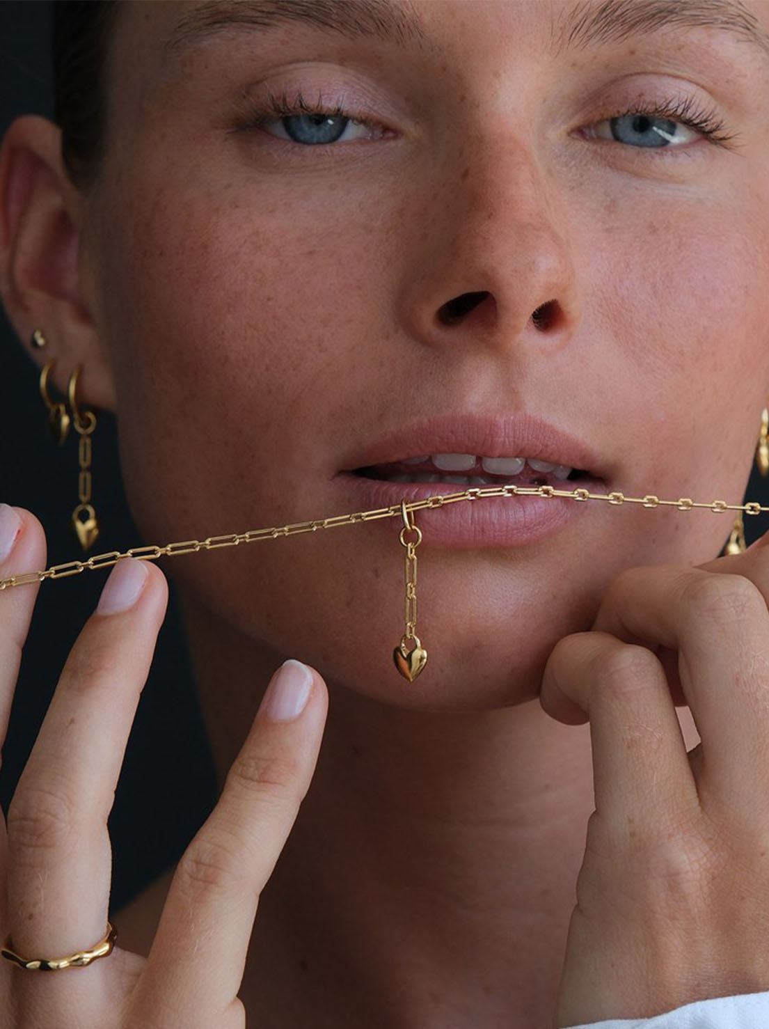 Linda Tahija - Requisite Amore Chain Necklace - Gold Vermeil