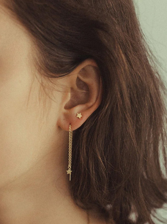 Linda Tahija - Star Stud Earrings - Sterling Silver