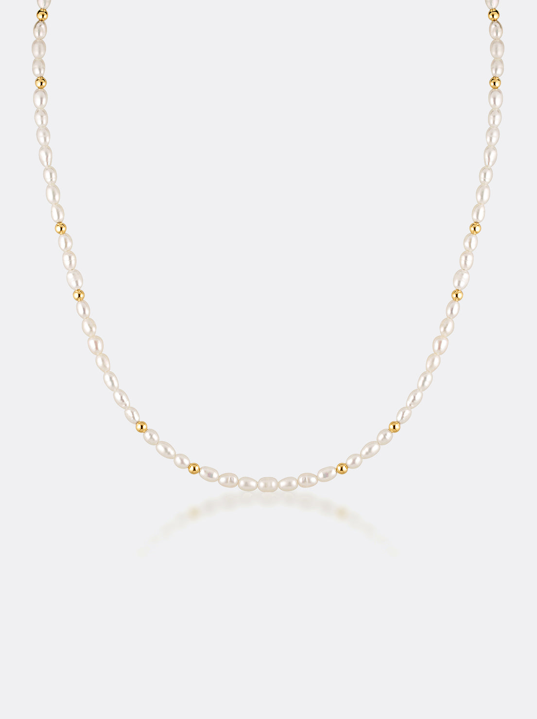 Linda Tahija - Tidal Pearl Necklace - Gold Plated