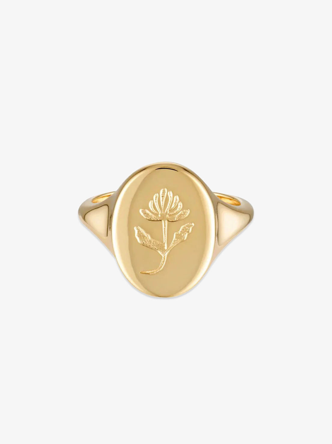 Linda Tahija - Waratah Signet Ring - 18k Gold Vermeil
