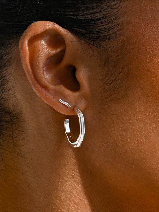 Linda Tahija - Whisp Stud Earrings - Sterling Silver