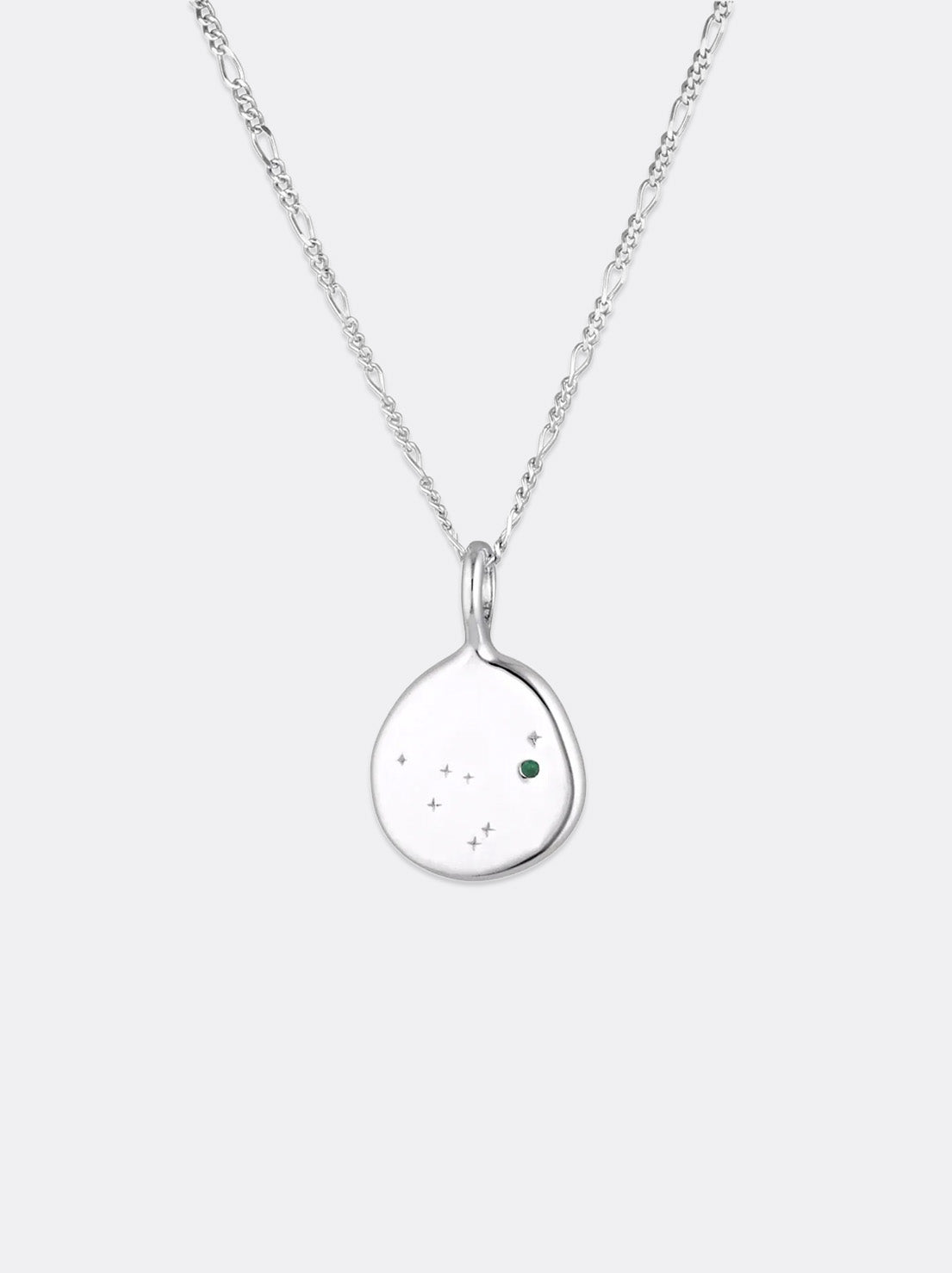 Linda Tahija - Zodiac Cable Necklace - Capricorn - Sterling Silver