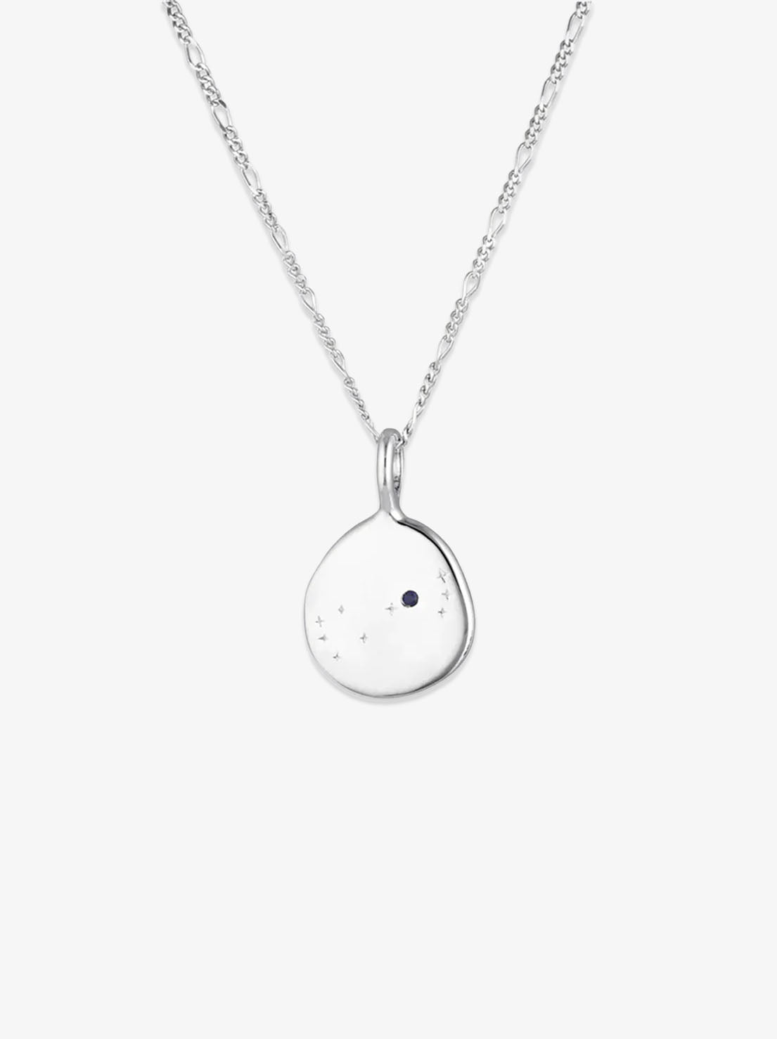 Linda Tahija - Zodiac Cable Necklace - Scorpio - Sterling Silver