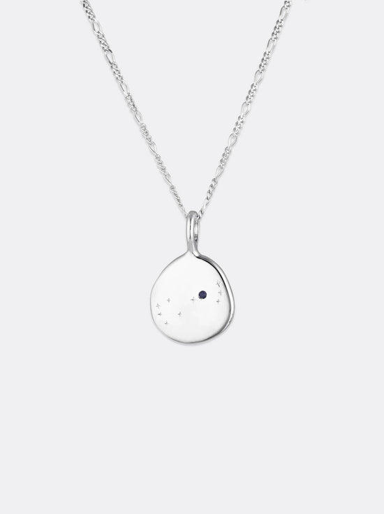 Linda Tahija - Zodiac Cable Necklace - Scorpio - Sterling Silver