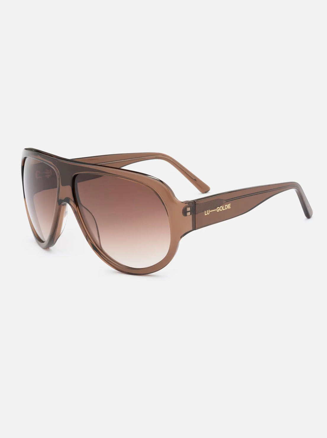 Lu Goldie - Bunny Sunglasses - Coffee