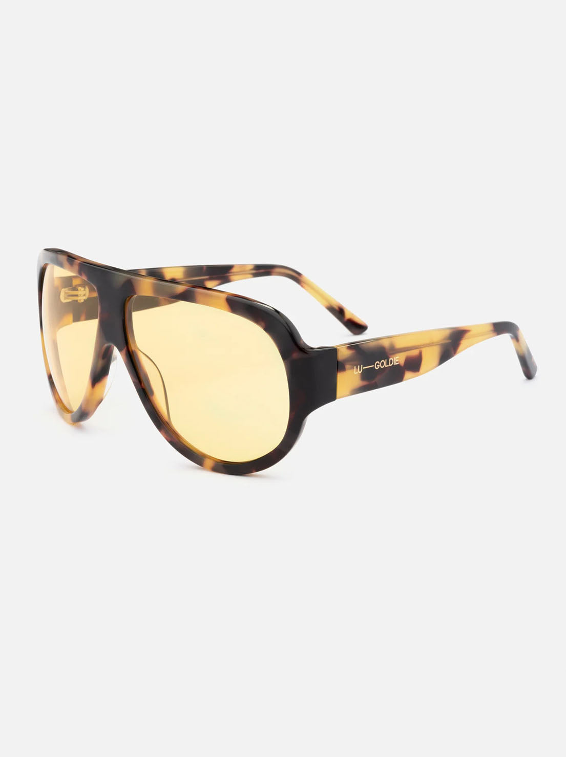 Lu Goldie - Bunny Sunglasses - Honey Tort