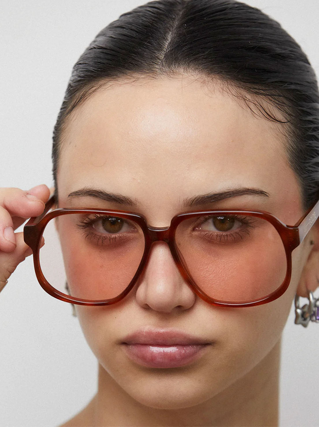 Lu Goldie - Delphine Sunglasses - Chestnut