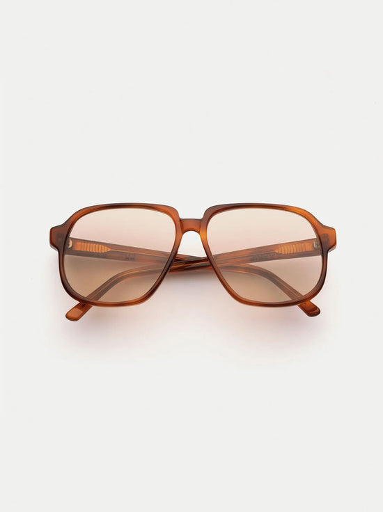 Lu Goldie - Delphine Sunglasses - Chestnut