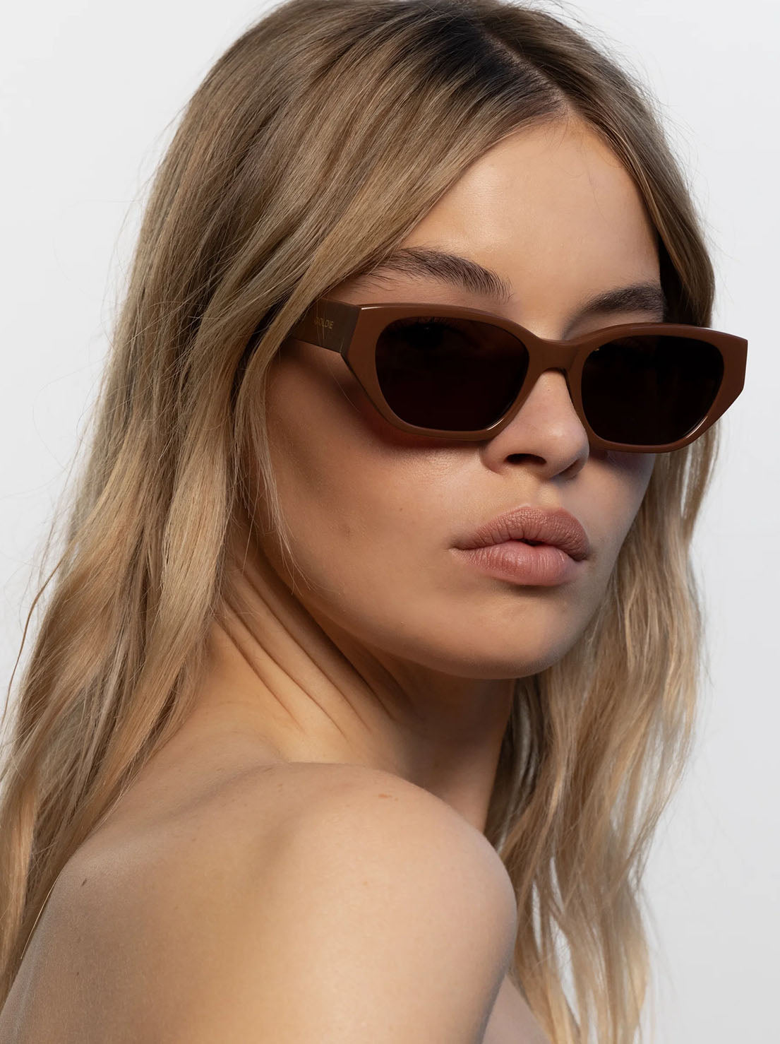 Lu Goldie - Esmé Sunglasses - Cinnamon