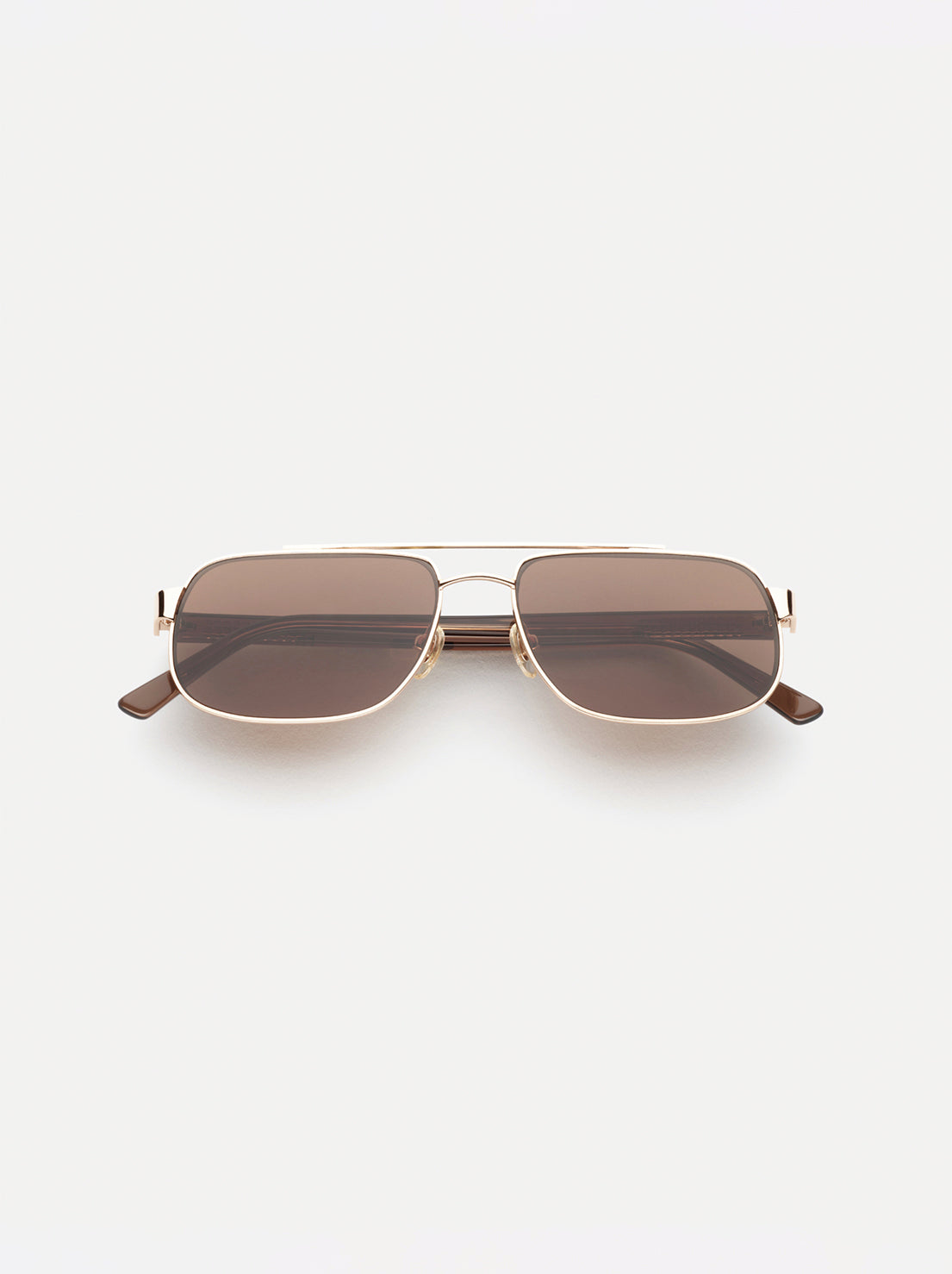 Lu Goldie - Evangeline Sunglasses - Coffee