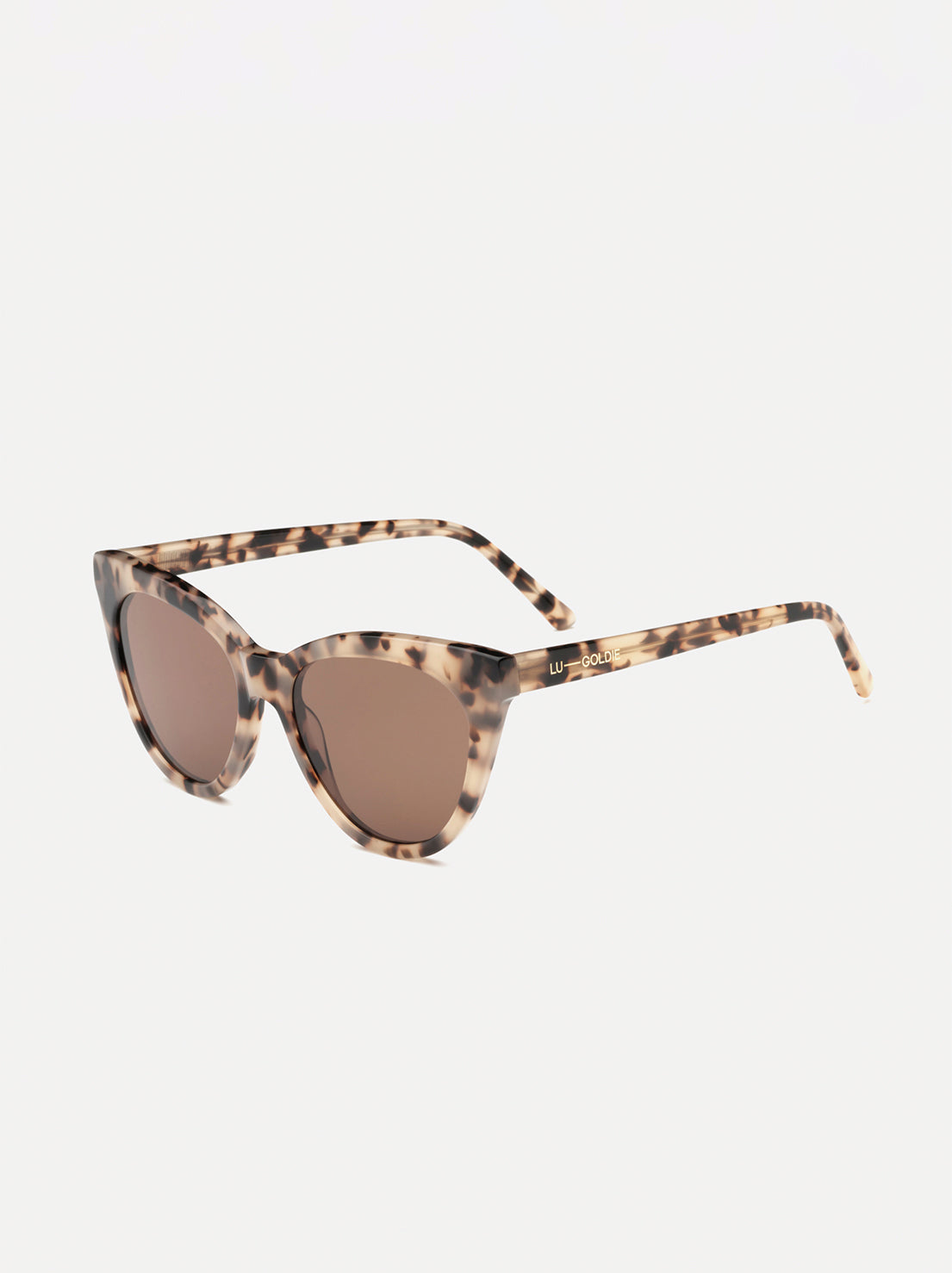 Lu Goldie - Isabella Sunglasses - Choc Tort