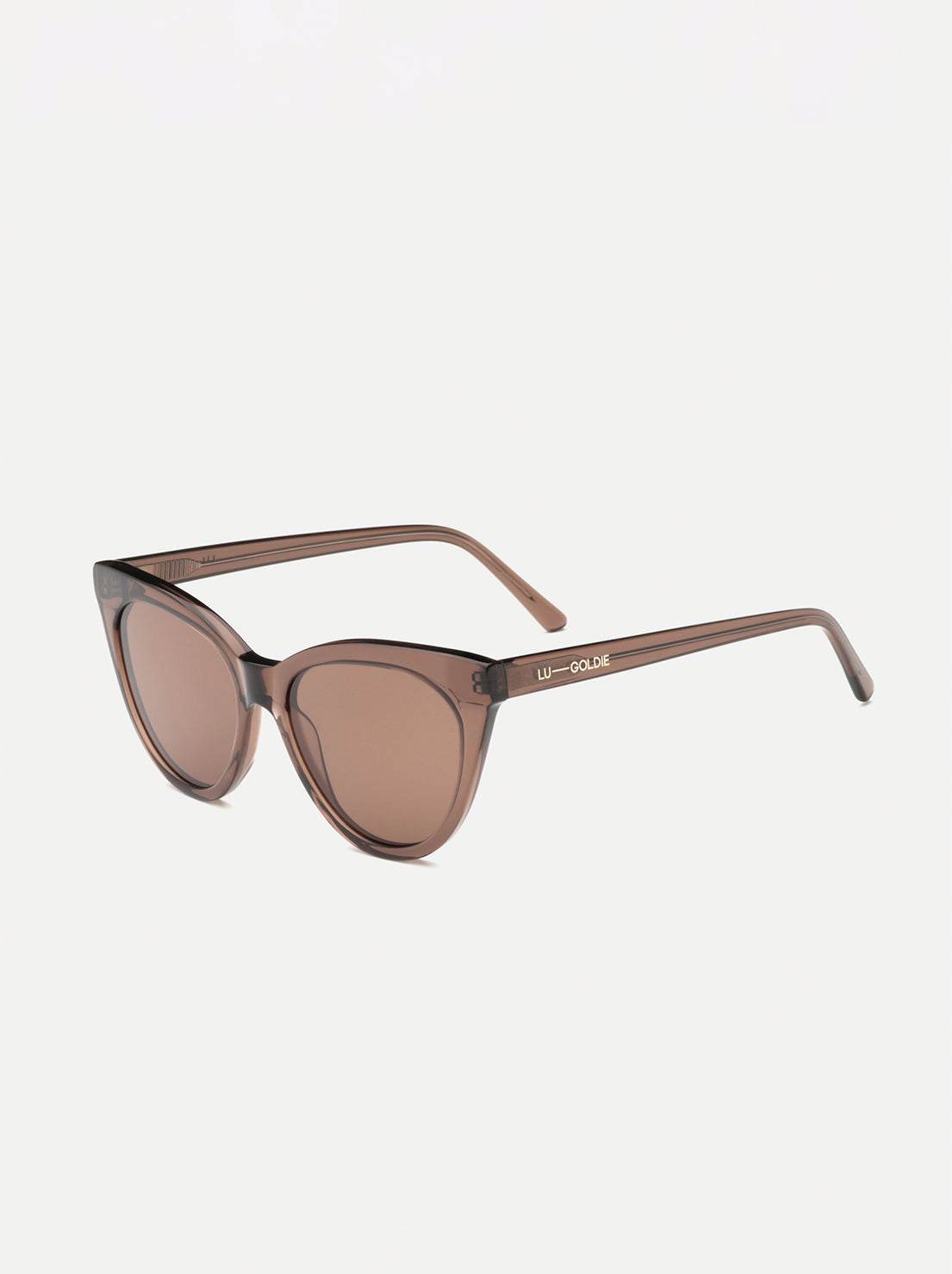 Lu Goldie - Isabella Sunglasses - Coffee