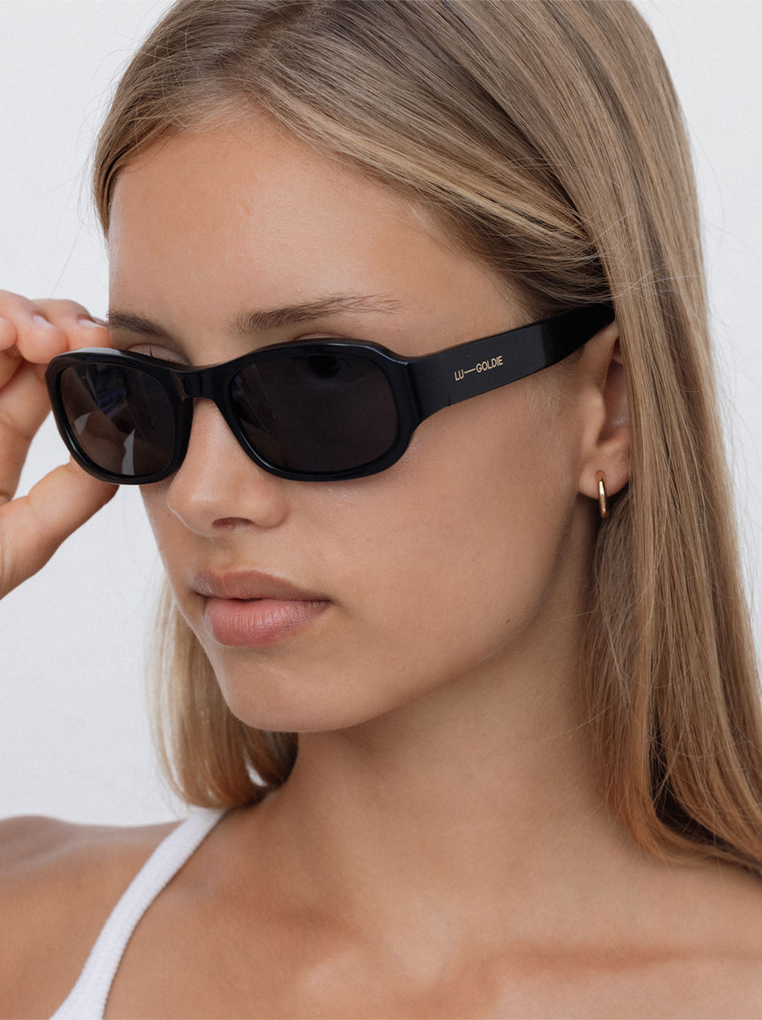Lu Goldie - Jordyn Sunglasses - Black