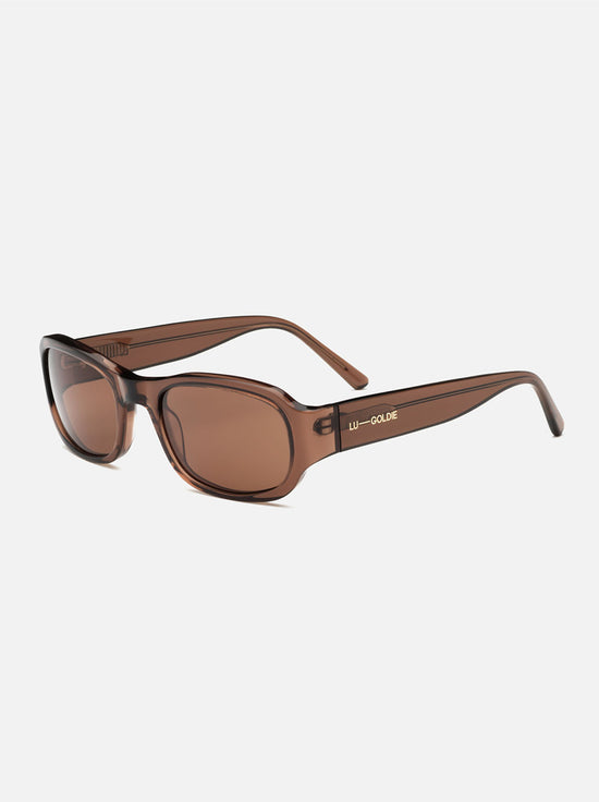 Lu Goldie - Jordyn Sunglasses - Coffee