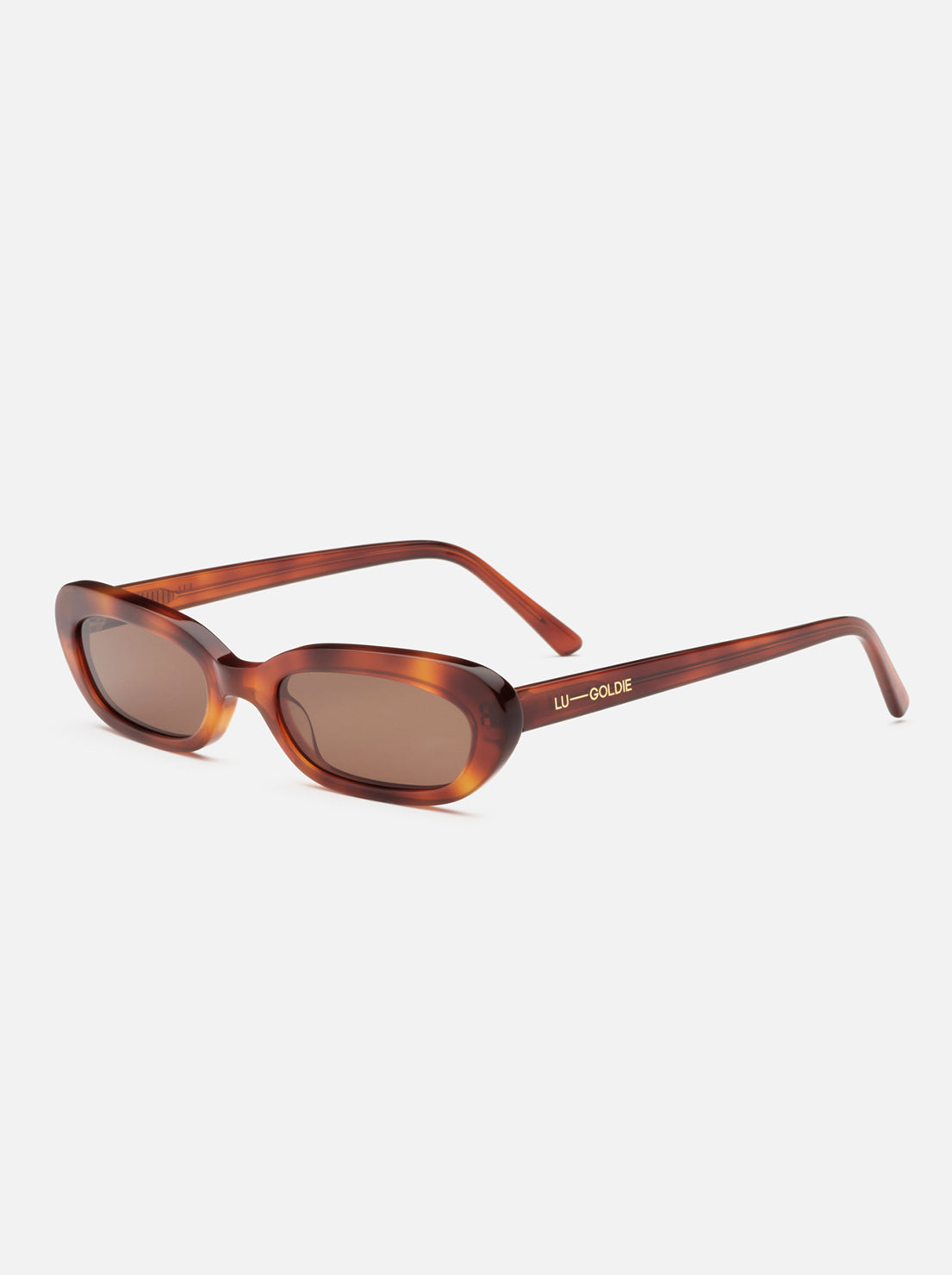 Lu Goldie - Lola Sunglasses - Chestnut