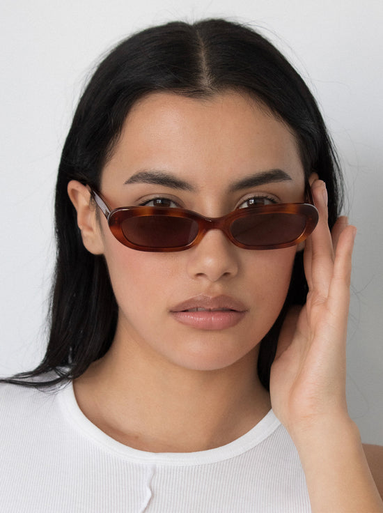 Lu Goldie - Lola Sunglasses - Chestnut