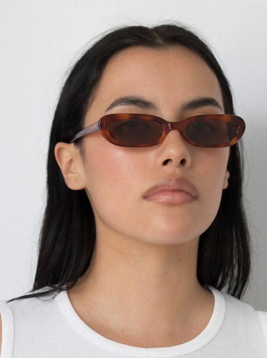 Lu Goldie - Lola Sunglasses - Chestnut