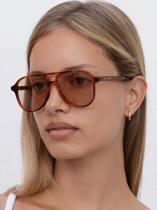 Lu Goldie - Scout Sunglasses - Chestnut