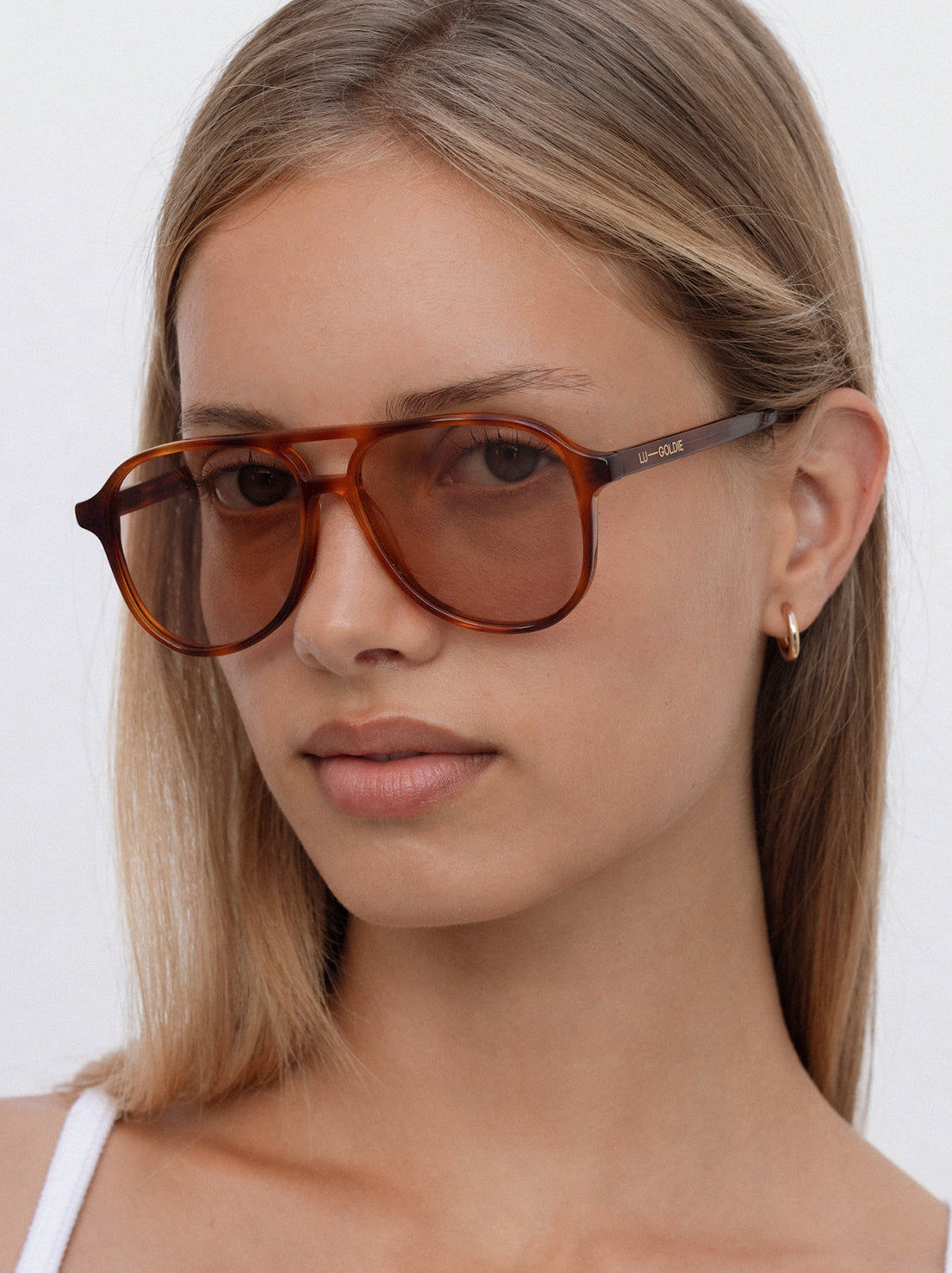 Lu Goldie - Scout Sunglasses - Chestnut