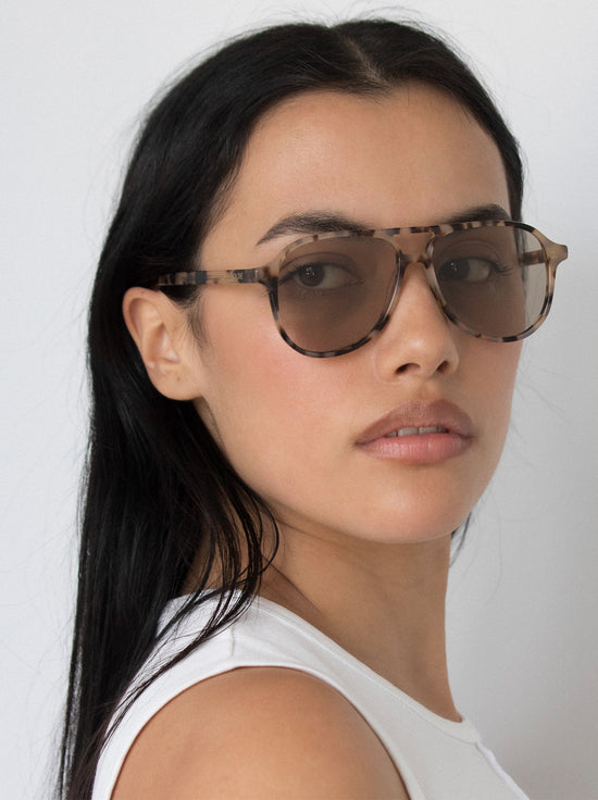 Lu Goldie - Scout Sunglasses - Choc Tort