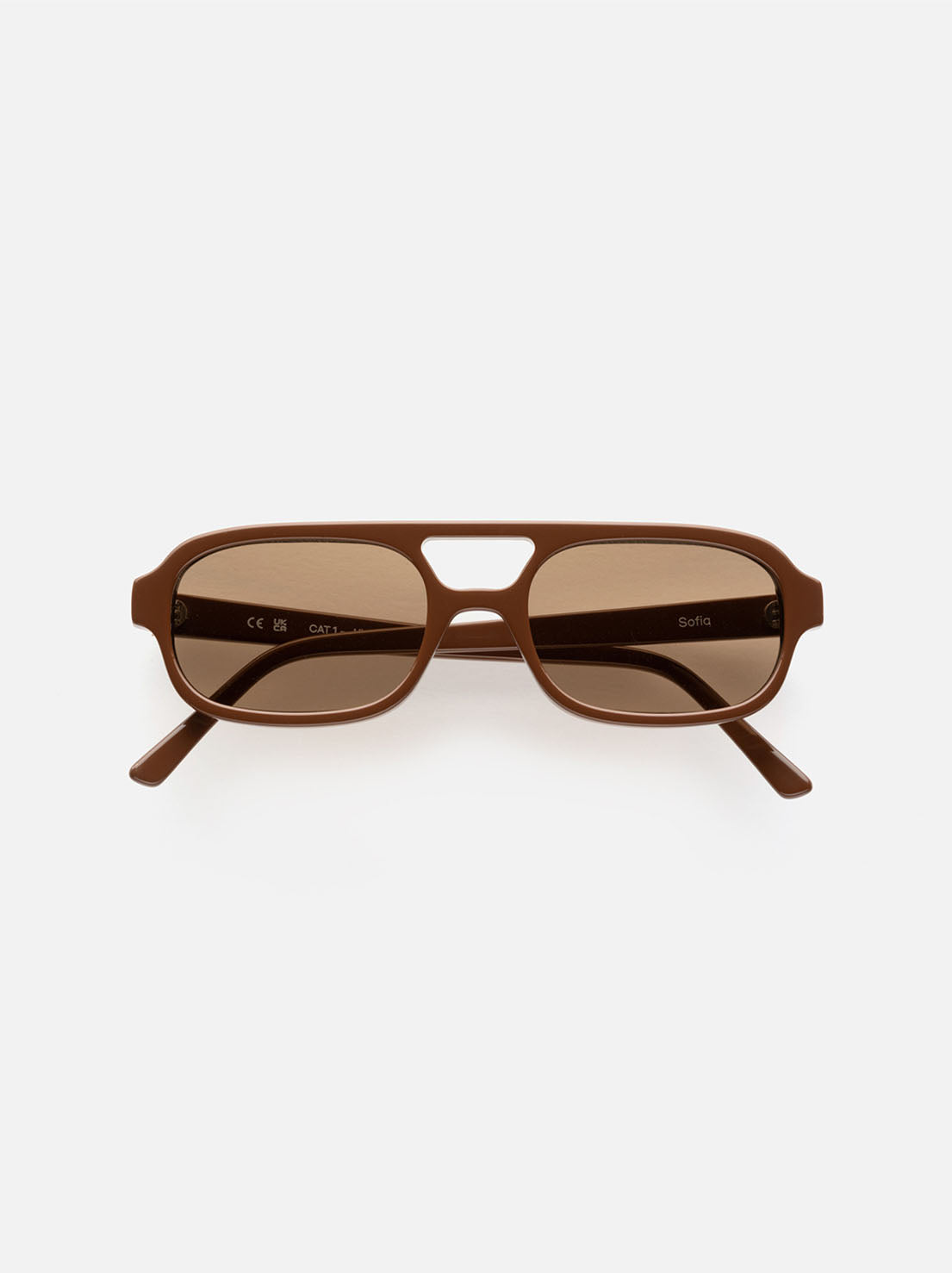Lu Goldie - Sofia Sunglasses - Cinnamon