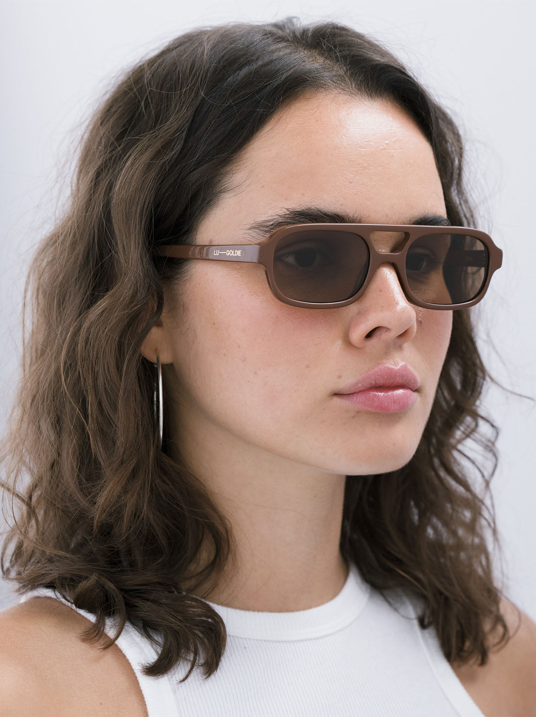 Lu Goldie - Sofia Sunglasses - Cinnamon